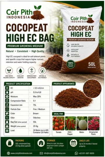 Cocopeat High EC Bag